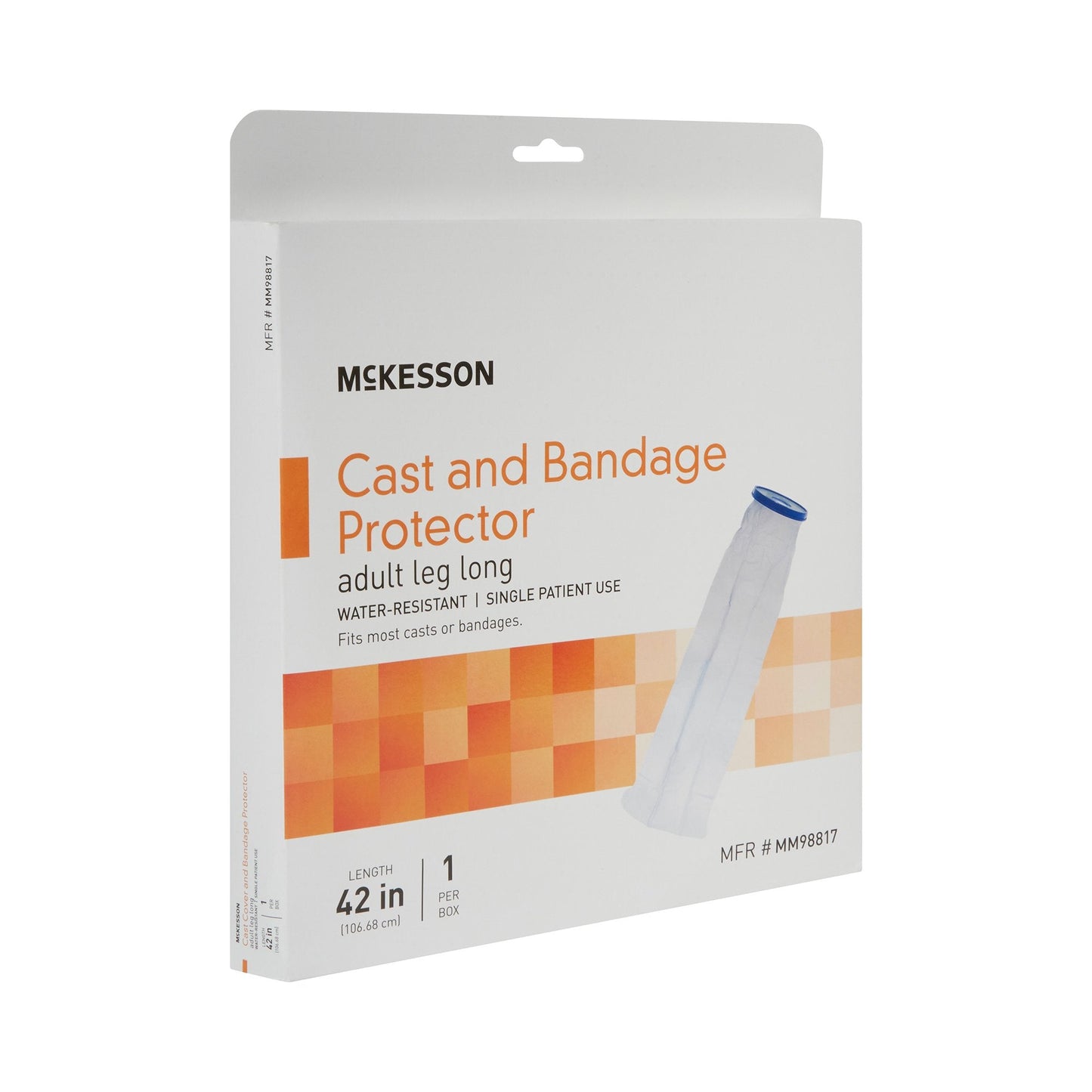 Leg Cast Cover McKesson Long Vinyl 42 Inch, Packaging Type- Each