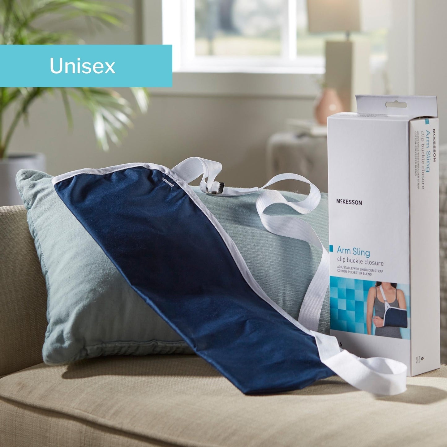 Arm Sling McKesson Buckle Closure / Adjustable Strap Large, Packaging Type- Box