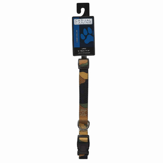 CC Camo Collar 14-20In Grn