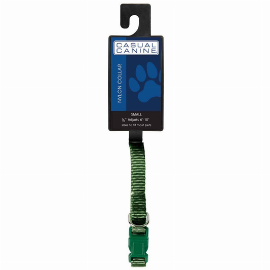 CC Dog Collar 6-10In DkG