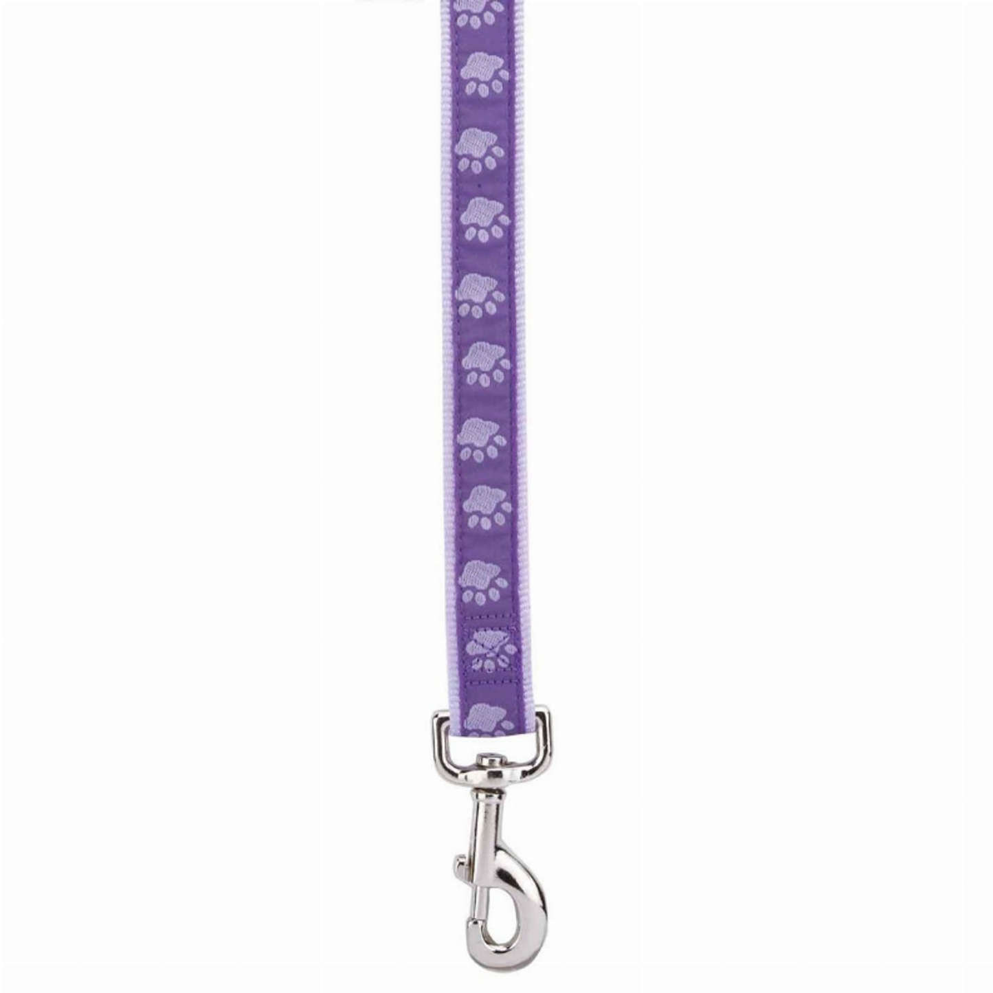 CC TwoTone Pawprint Lead 6Ftx1In Pur