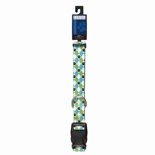 CC Patterns Collar Argyle 6-10In Blu