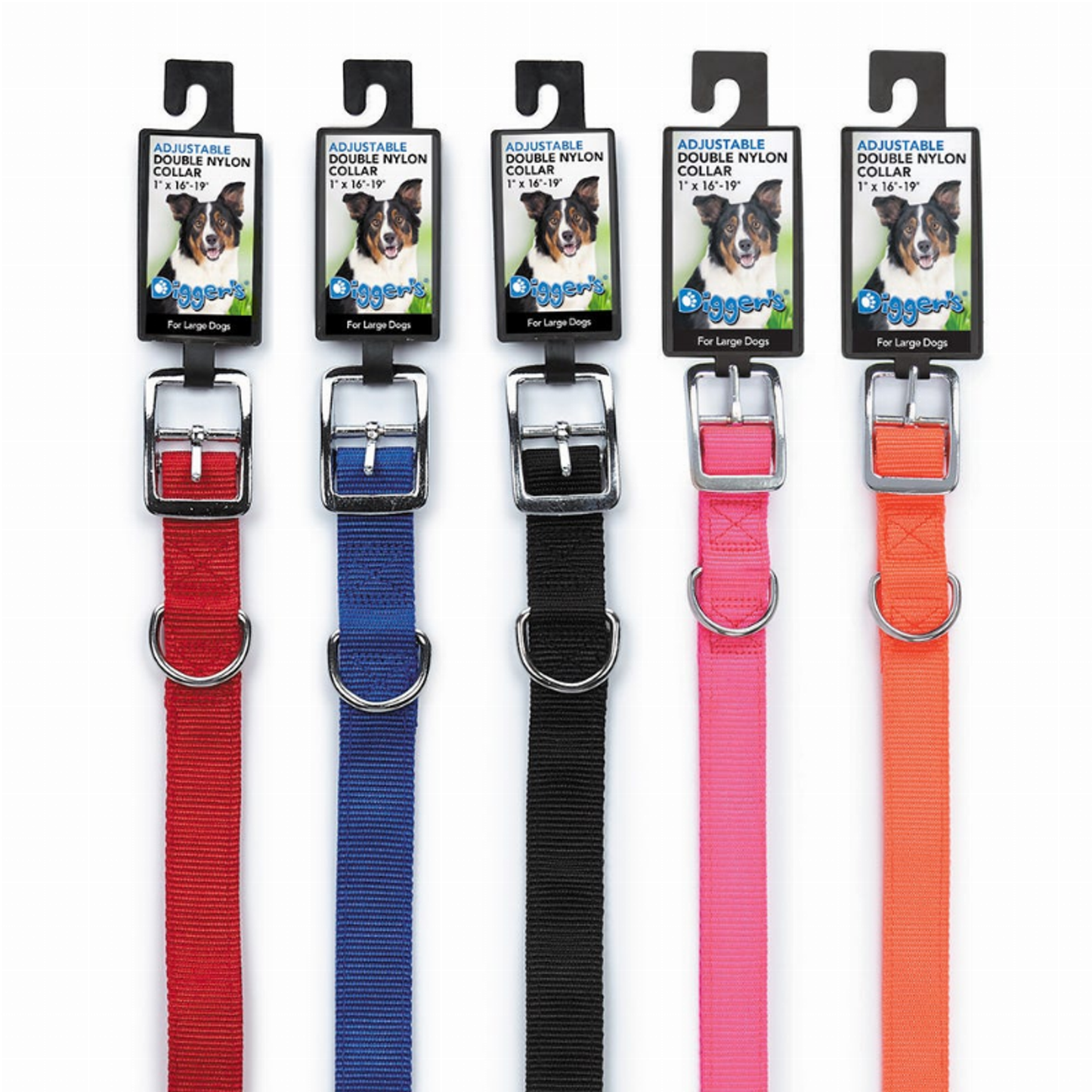 DGR 1in Nylon Collar 26in Neon Org