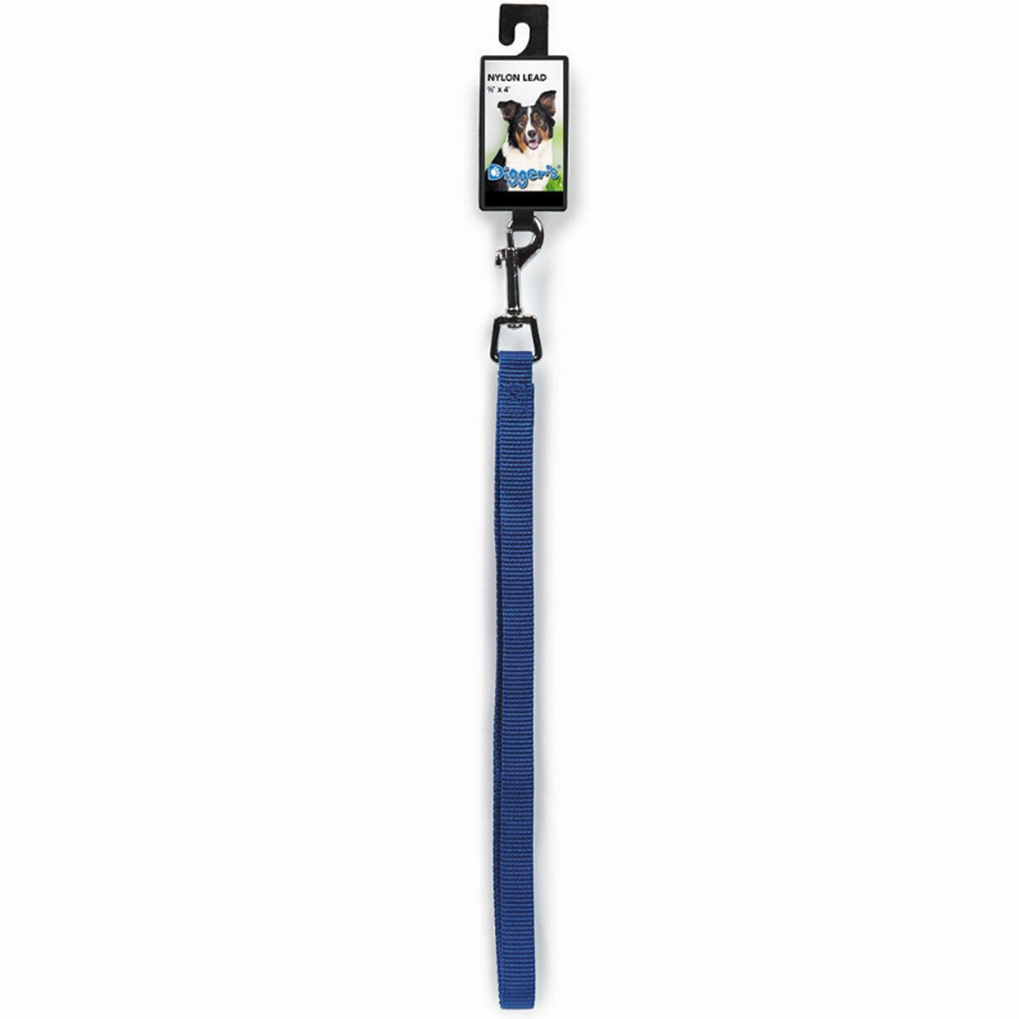 Diggers 5/8in Nylon Lead 72in Blue
