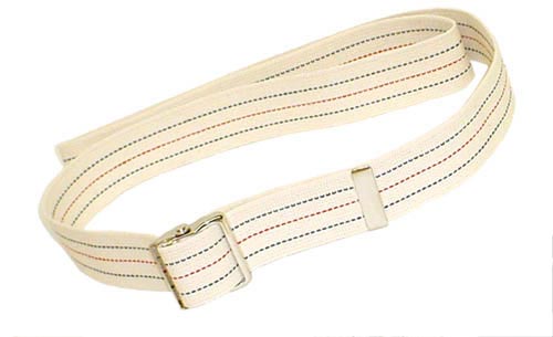 Gait Belt w/Metal Buckle 2x48 Striped