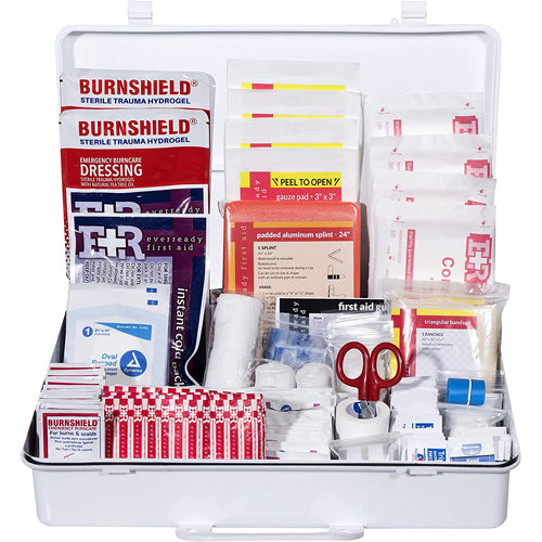 First Aid Kit 50 Person Plastic Case