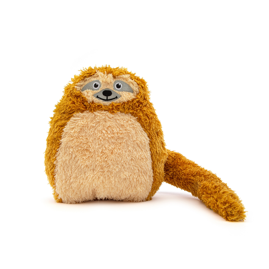 GURU Pet Company Hide-A-Tail Sloth Interactive Plush Dog Puzzle Toy