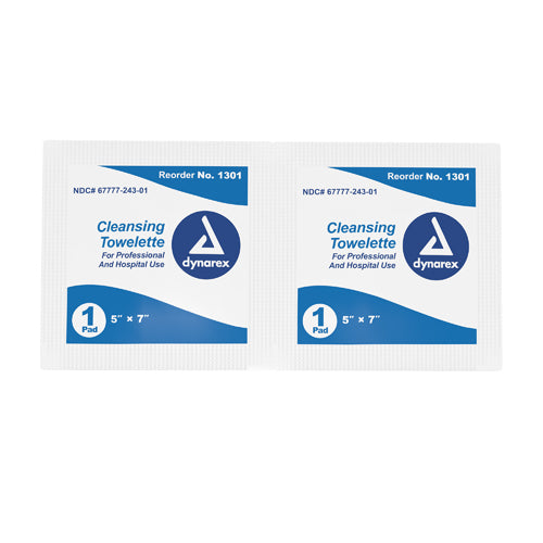Towellette Cleansing Bx/100 5 x7