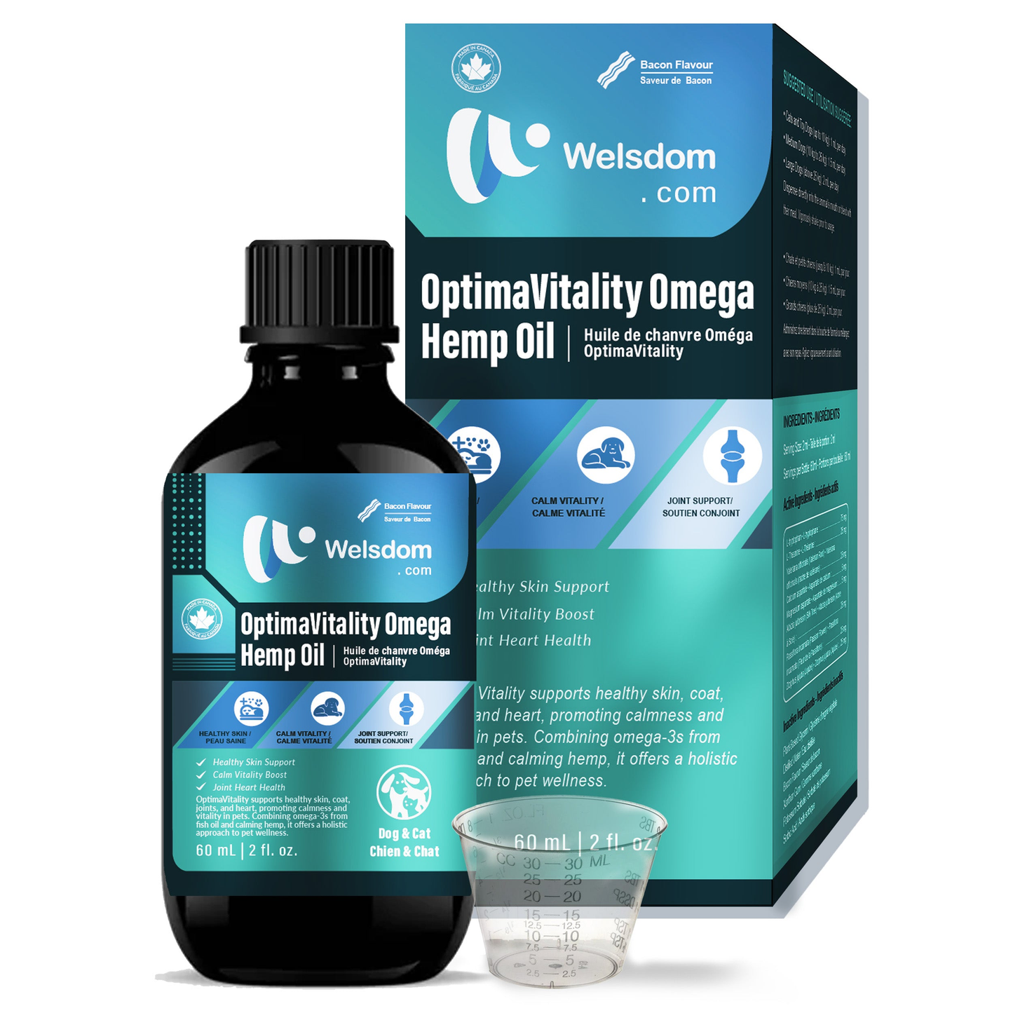 Optimavitality Omega Hemp Oil - 60mL