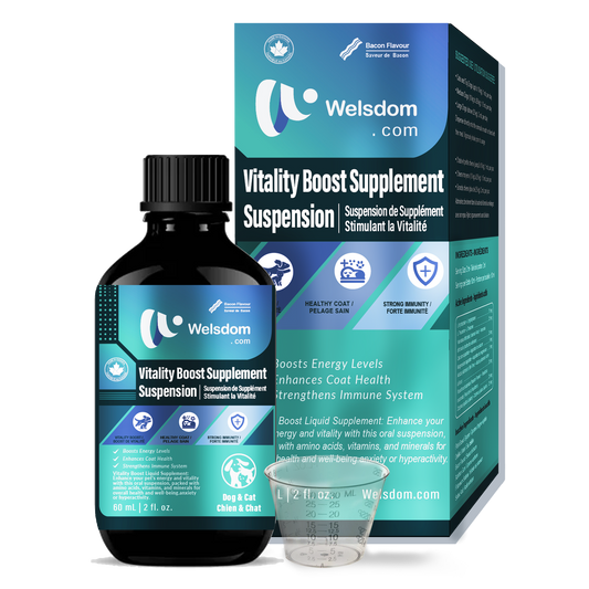 Vitality Boost Liquid Supplement for Pets | Energy & Health Support