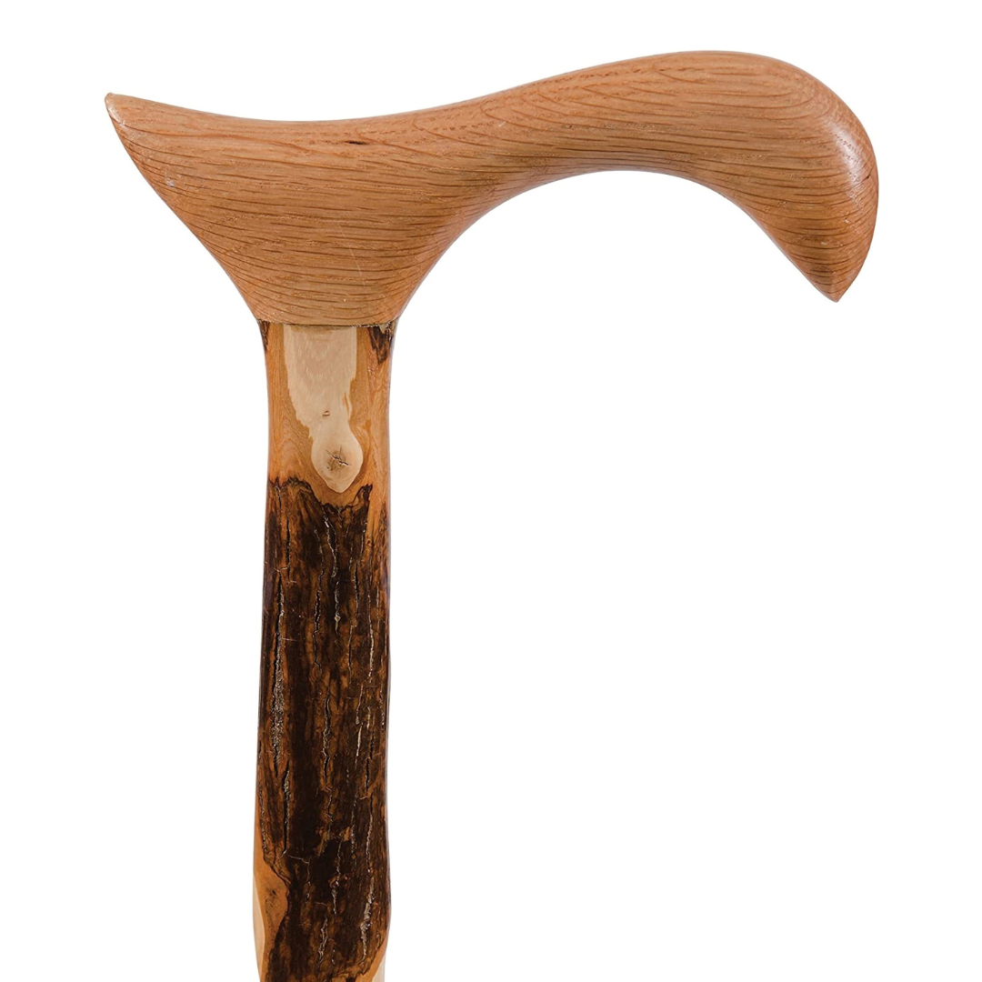 T-Handle Cane Brazos™ Twisted Wood 37 Inch Height Wood Grain
