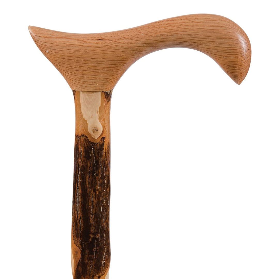 T-Handle Cane Brazos™ Twisted Wood 34 Inch Height Wood Grain