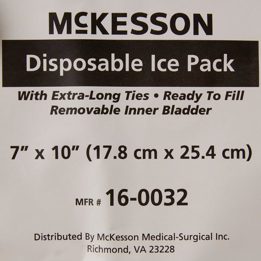 Ice Bag McKesson General Purpose 7 X 10 Inch Fabric Disposable, Packaging Type- Each