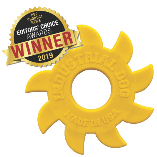 ID Circular Saw Blade Ultra Durable Nylon Dog Chew Toy for Aggressive Chewers