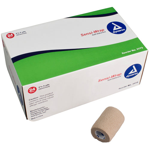 Sensi-Wrap Self Adherent Bndg 3 x 5 Yds Tan 24/cs