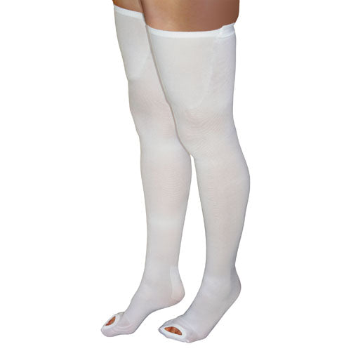 Anti-Embolism Stockings XL/Lng 15-20mmHg Thigh Hi Insp. Toe