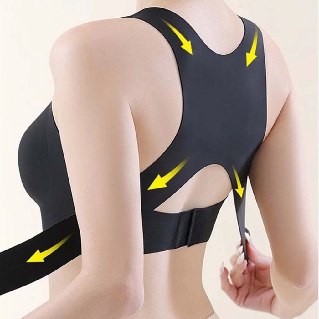 Women’s Posture Correction Bra – Wireless Push Up Bralette