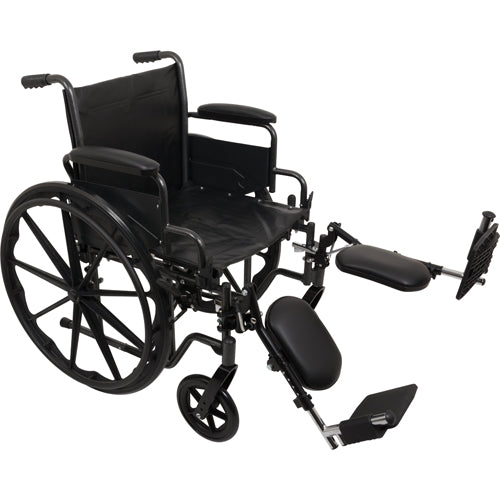 K2 Wheelchair 16 x16 Removbl Desk Arms Elevating Legrests