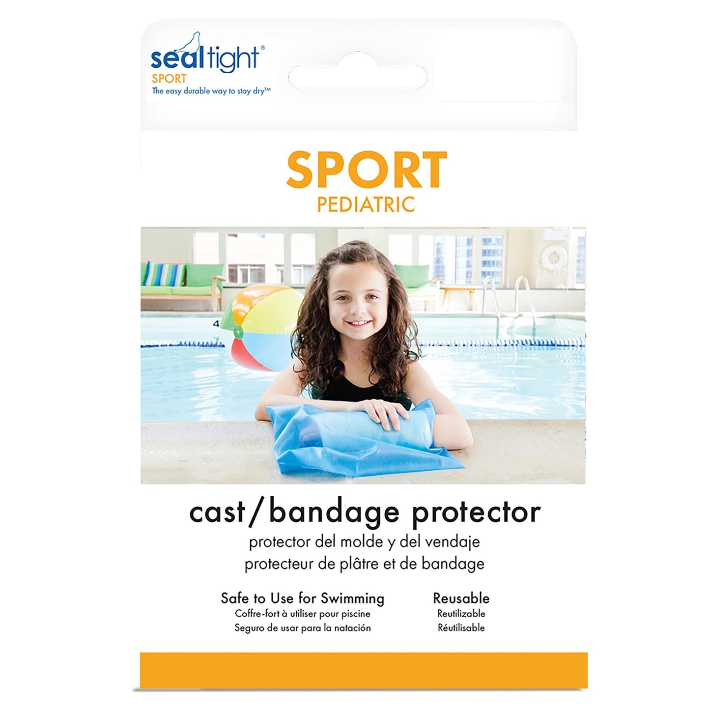 Arm Cast Protector SEAL-TIGHT Sport Small Thermoplastic Elastomer 19 Inch Arm Length, Packaging Type- Each