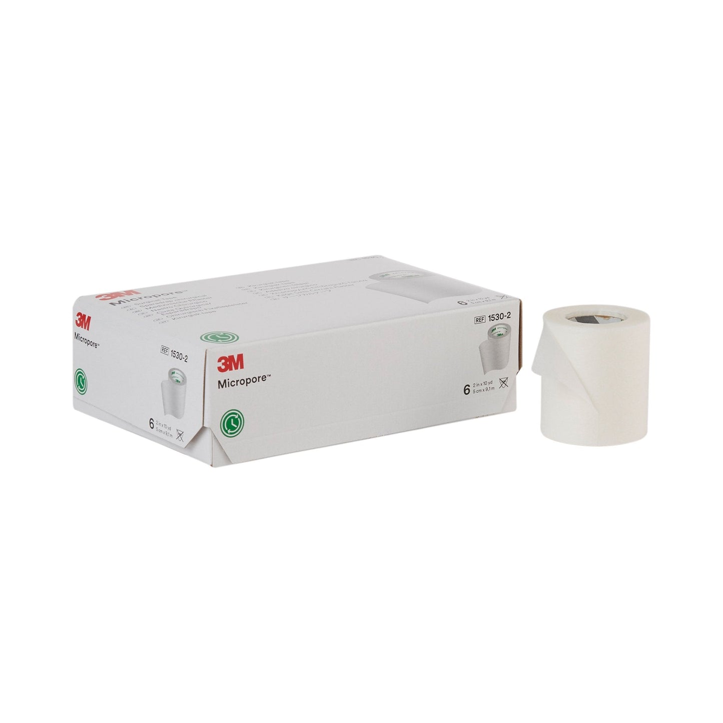 Medical Tape 3M™ Micropore™ White 2 Inch X 10 Yard Paper NonSterile, Packaging Type- Box
