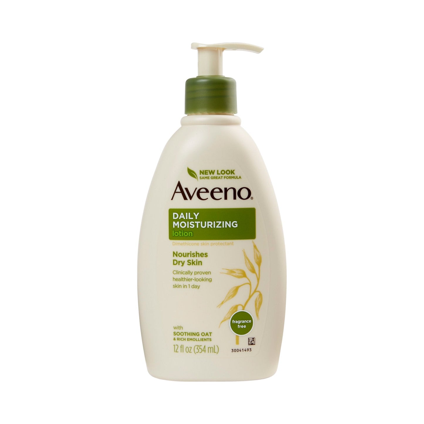 Hand and Body Moisturizer Aveeno 12 oz. Pump Bottle Unscented Lotion, Packaging Type- Each