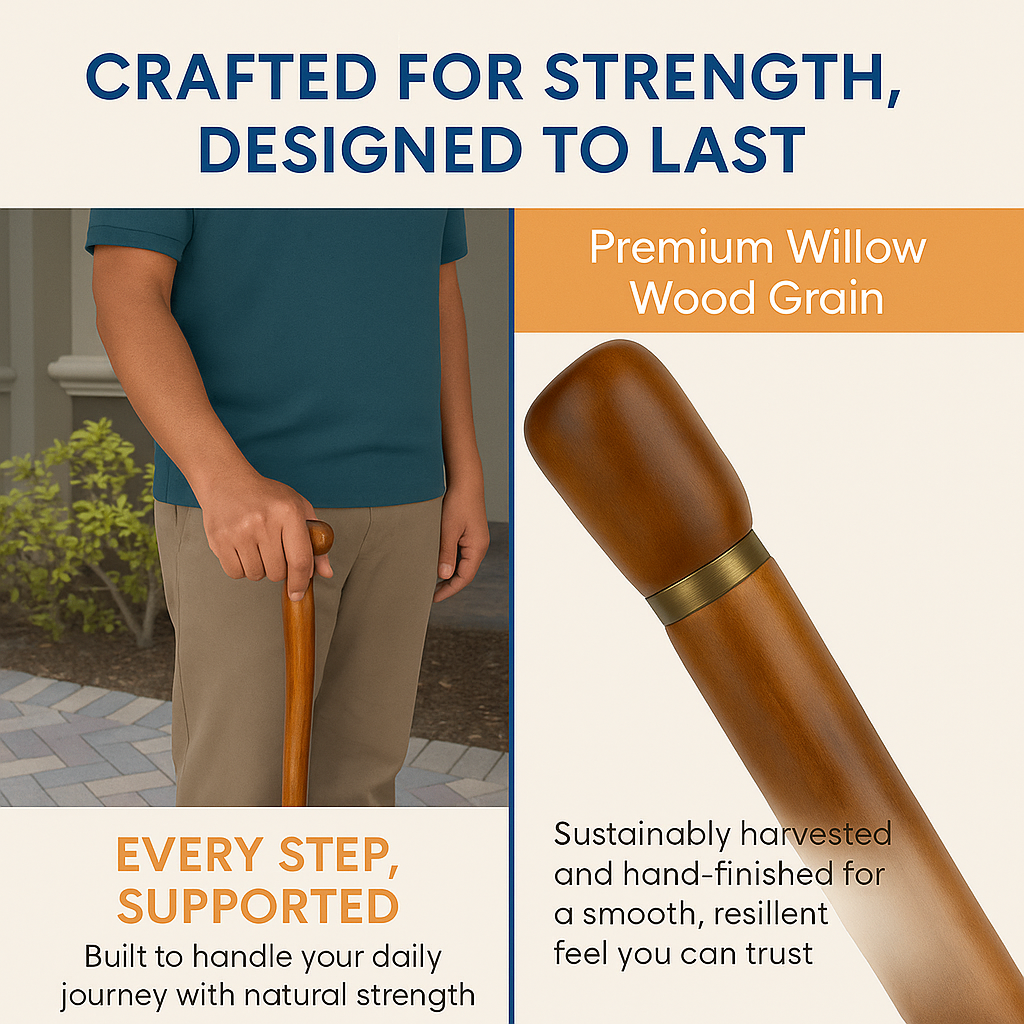 Great Health Wooden Cane