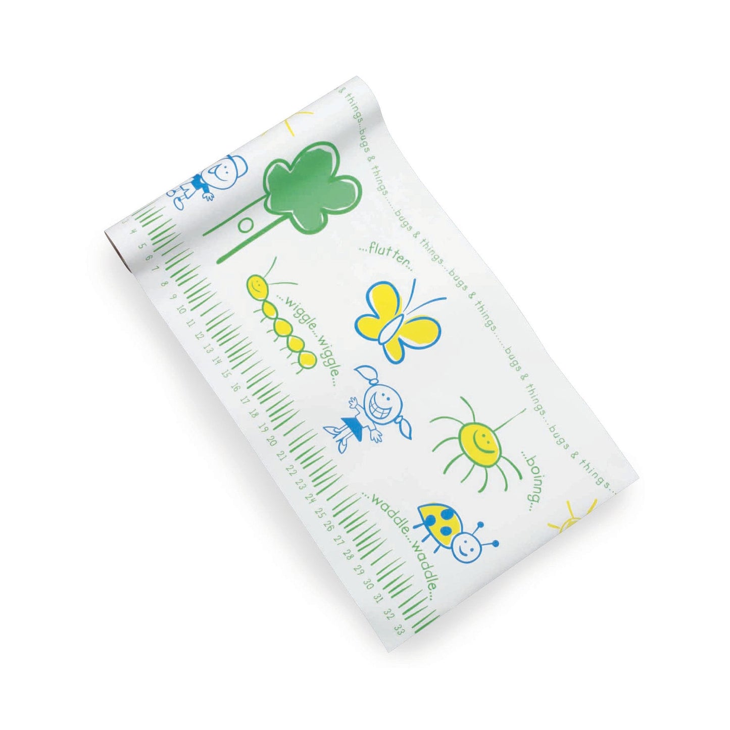 Table Paper McKesson 18 Inch Width 125 Foot Length Print (Bugs and Things) Crepe, Packaging Type- Case