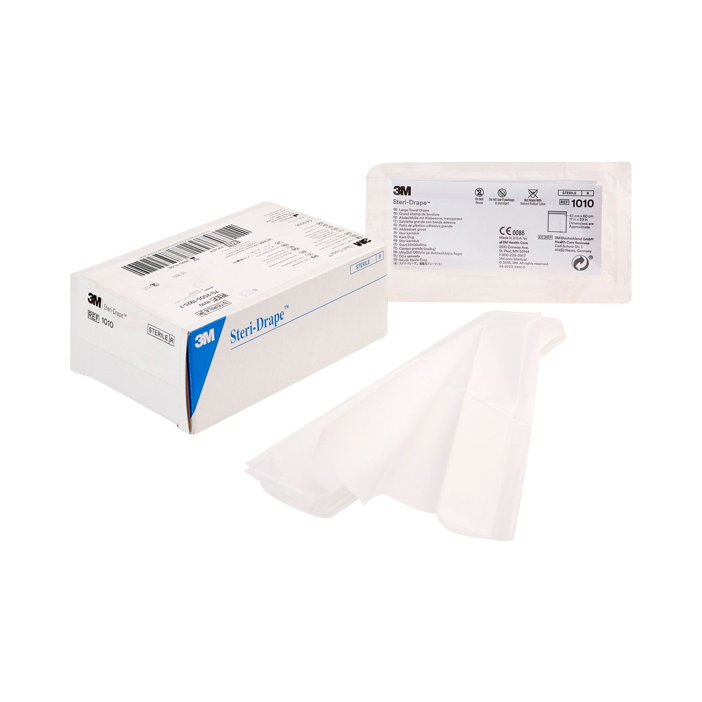 General Purpose Drape 3M™ Steri-Drape™ Large Towel Drape 17 W X 23 L Inch Sterile, Packaging Type- Box