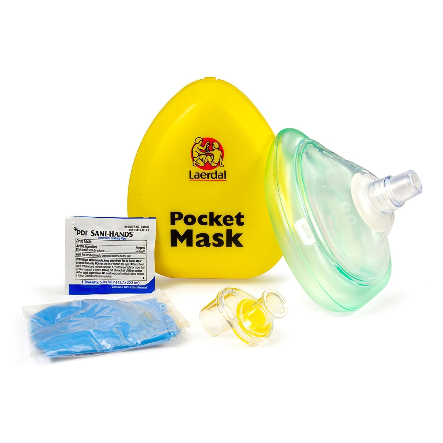 CPR Resuscitation Mask Kit Laerdal Pocket Mask, Packaging Type- Each