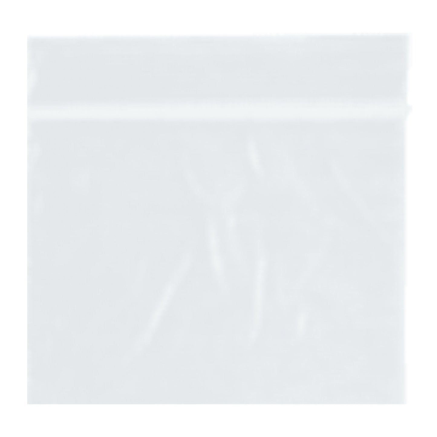 Reclosable Bag 2 X 2 Inch Plastic Clear Zipper Closure, Packaging Type- Case