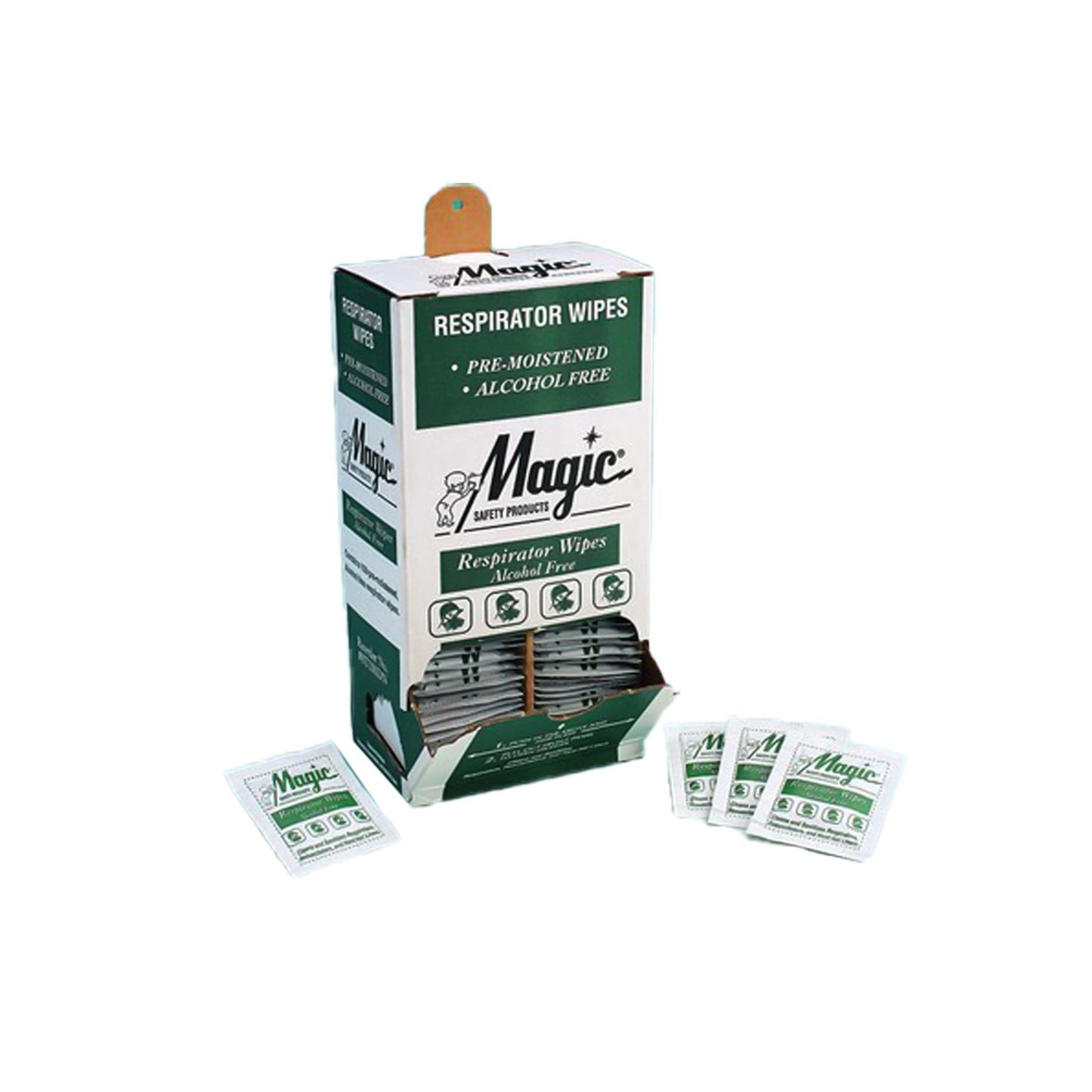 Magic Surface Disinfectant Premoistened Manual Pull Wipe 100 Count Individual Packet NonSterile