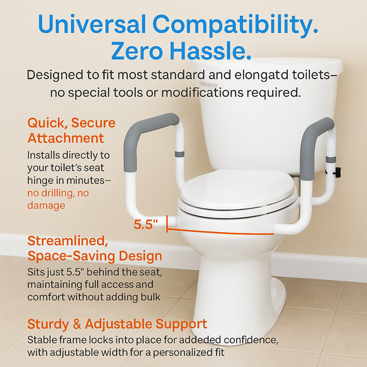 Great Health Compact Toilet Rail