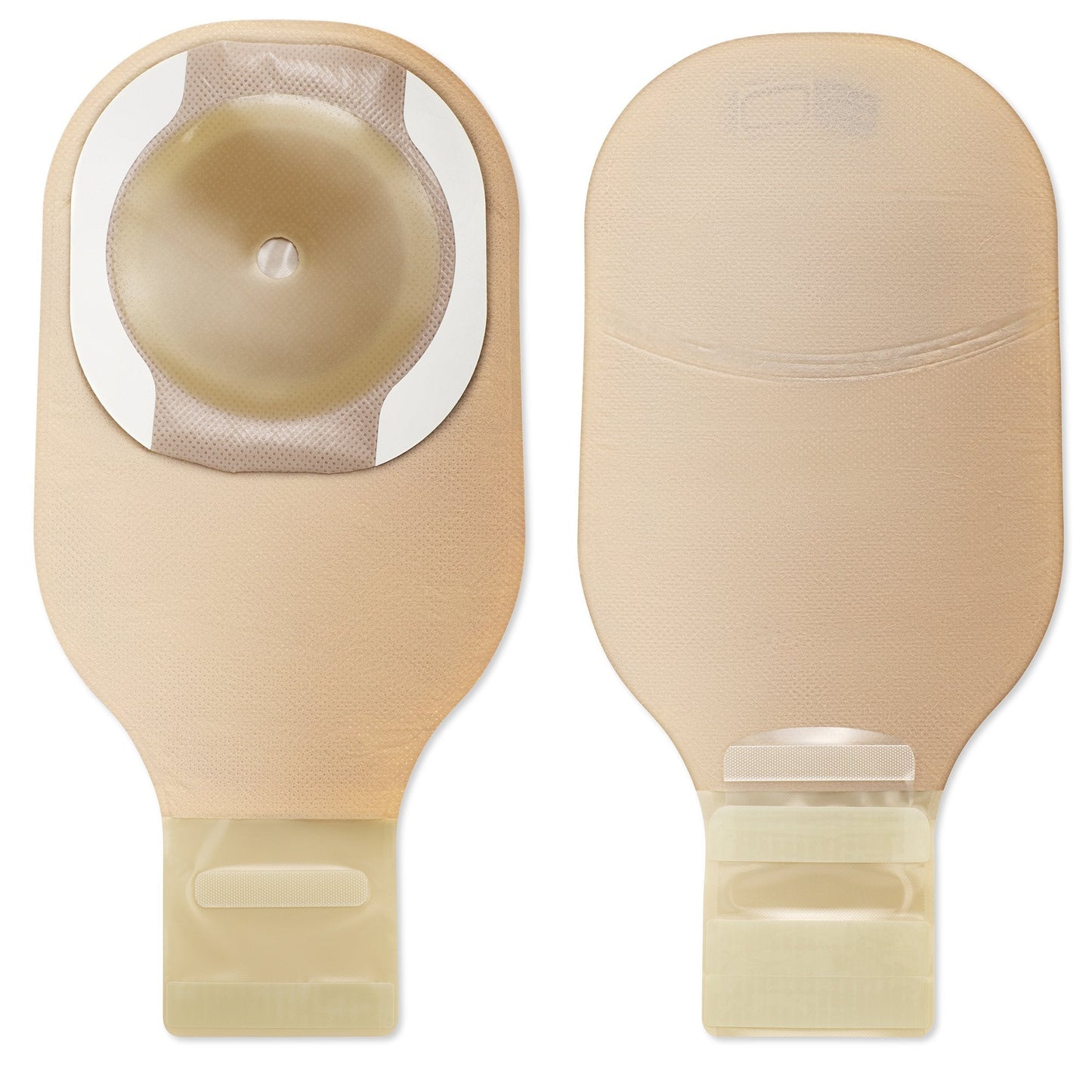 Ostomy Pouch Premier One-Piece System 12 Inch Length Flat, Pre-Cut 1-9/16 Inch Stoma Drainable, Packaging Type- Box