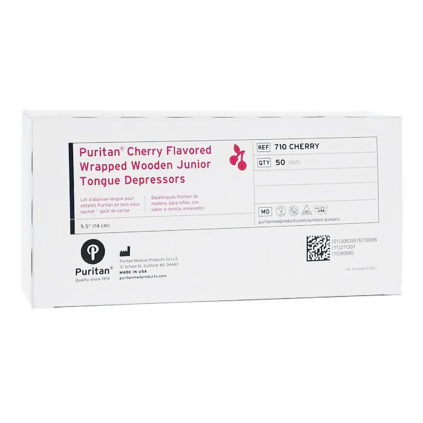 Tongue Depressor Puritan 5-1/2 Inch Length Wood Junior, Packaging Type- Box