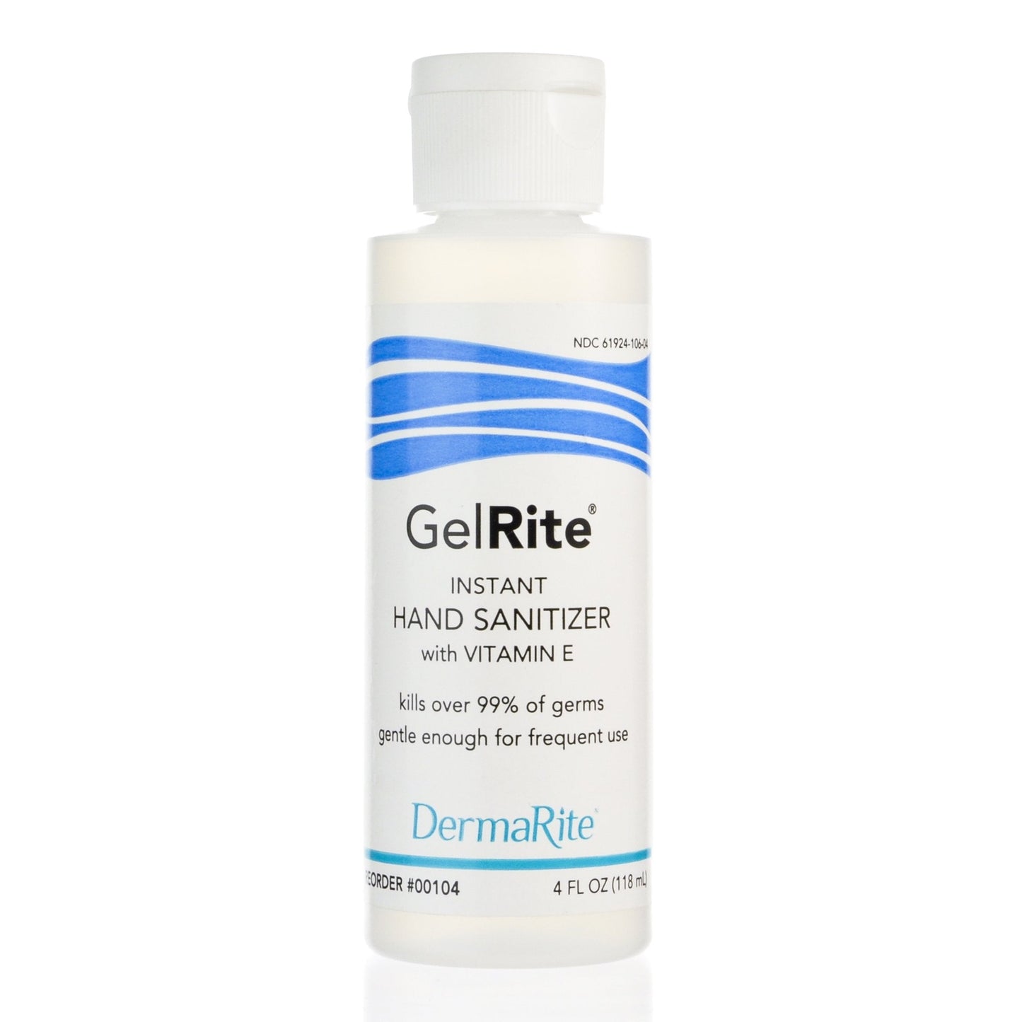Hand Sanitizer GelRite 4 oz. Ethyl Alcohol Gel Bottle, Packaging Type- Case
