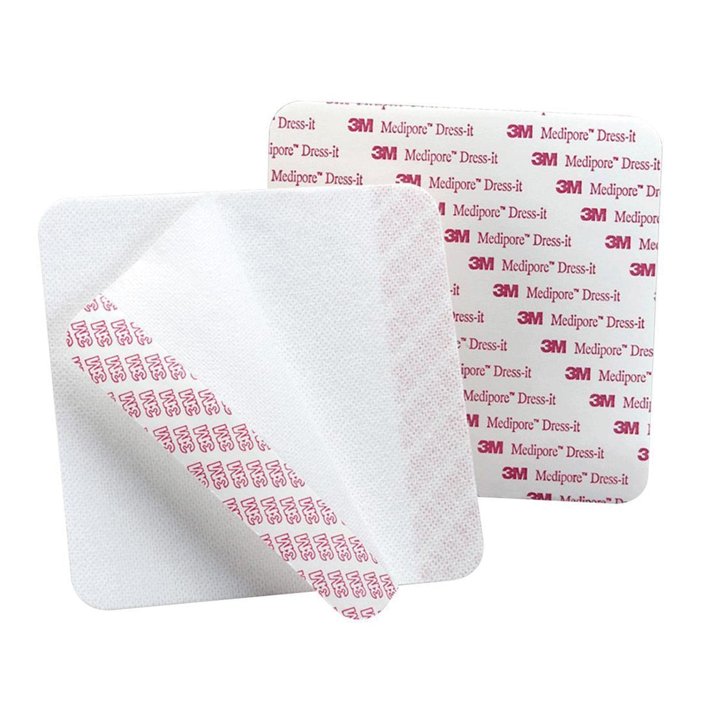 Dressing Retention Tape with Liner 3M Medipore Dress-It White 3-7/8 X 4-5/8 Inch Soft Cloth NonSterile, Packaging Type- Box