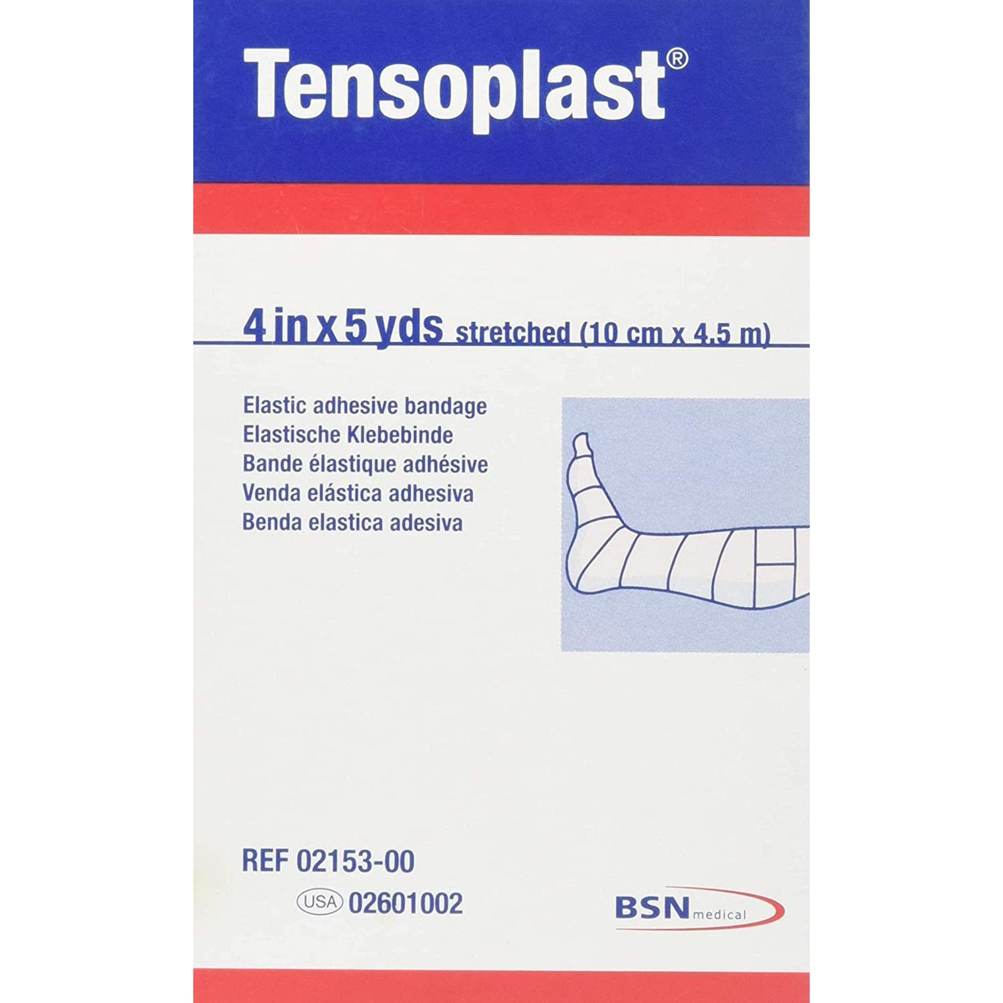 Tensoplast 7.5 Cm X 4.5 Meters: Elastic Adhesive Bandage  Box Of 12 Units P 3029