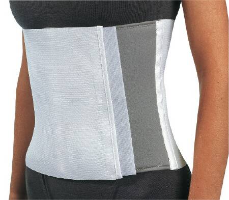 Abdominal Binder ProCare One Size Fits Most Hook and Loop Closure 28 to 50 Inch Waist Circumference 10 Inch Height Adult, Packaging Type- Each