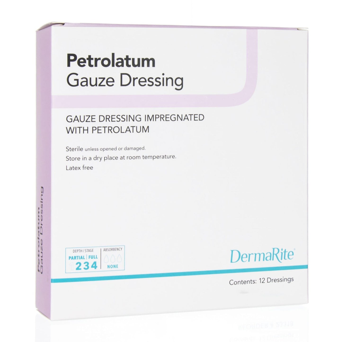 Petrolatum Impregnated Dressing DermaRite Strip 1 X 8 Inch Sterile, Packaging Type- Each