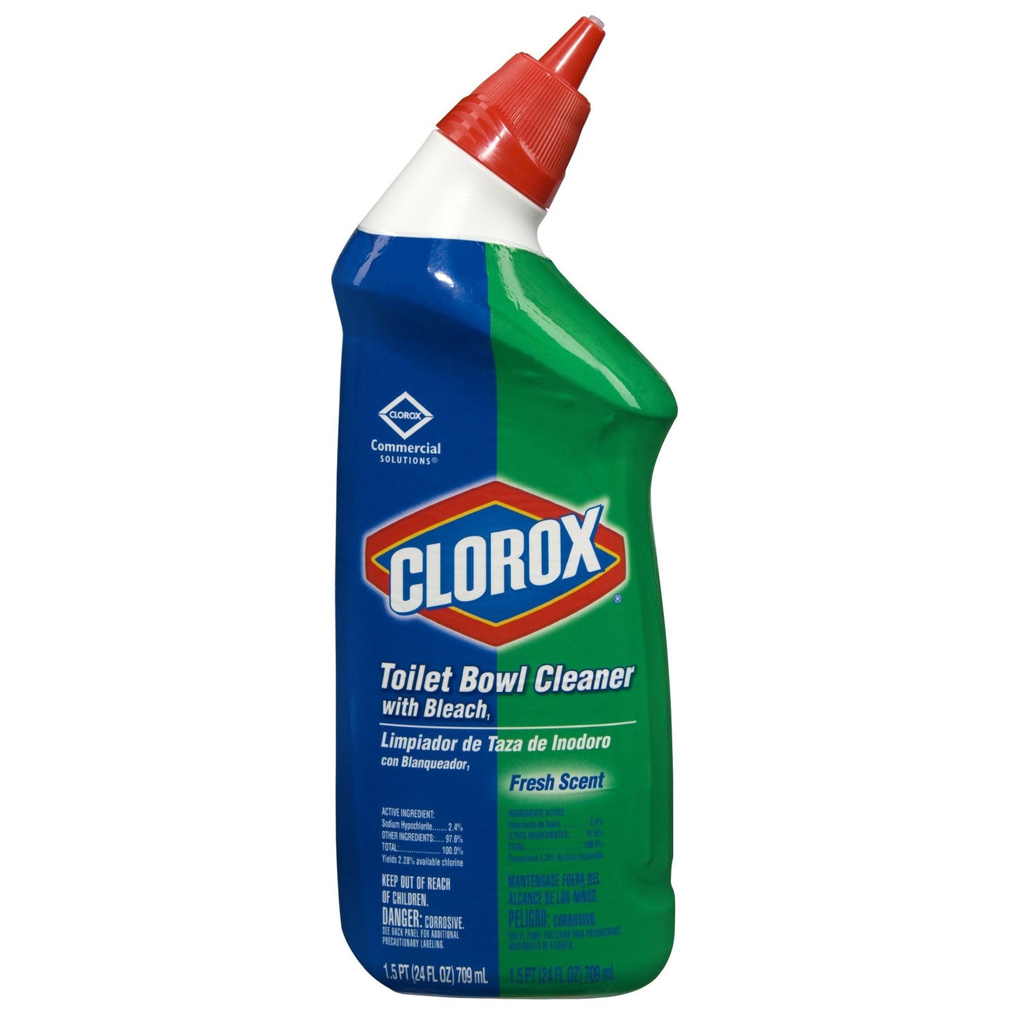 Clorox Commercial Solutions Clorox Toilet Bowl Cleaner Manual Squeeze Gel 24 oz. Bottle Fresh Scent NonSterile, Packaging Type- Each