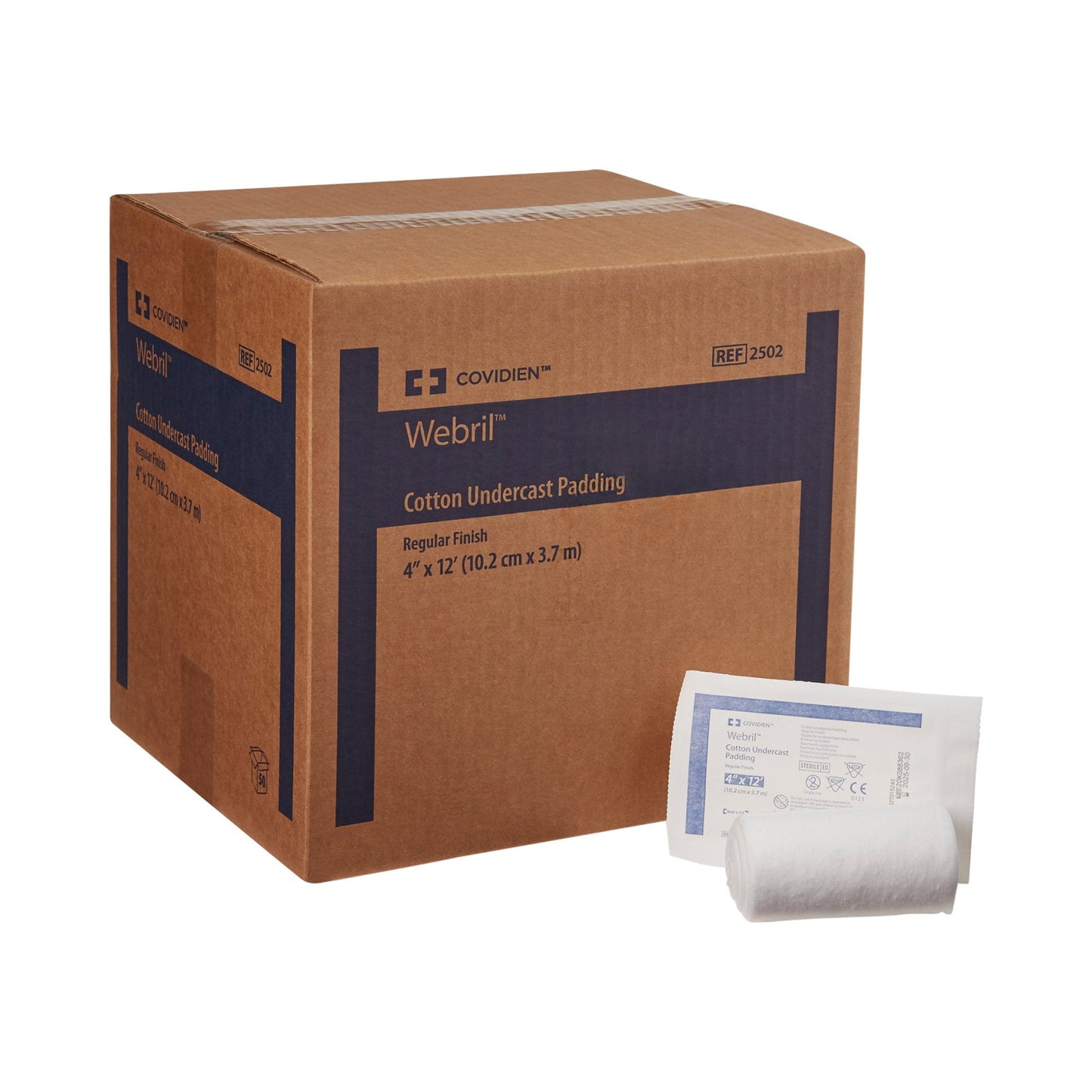 Cast Padding Undercast Webril™ 4 Inch X 4 Yard Cotton Sterile, Packaging Type- Each