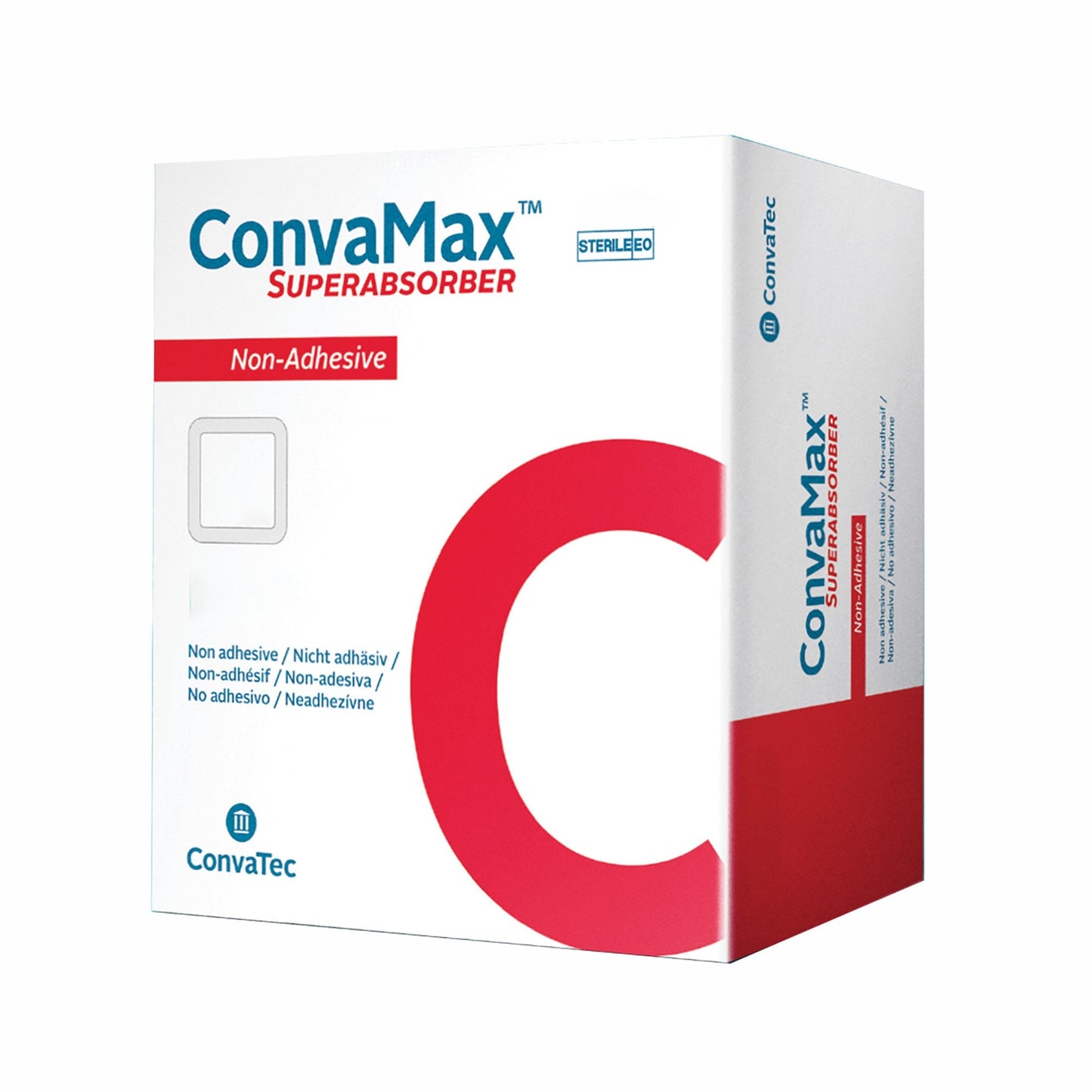 Super Absorbent Dressing ConvaMax™ Superabsorber Adhesive 4 X 4 Inch Square, Packaging Type- Each