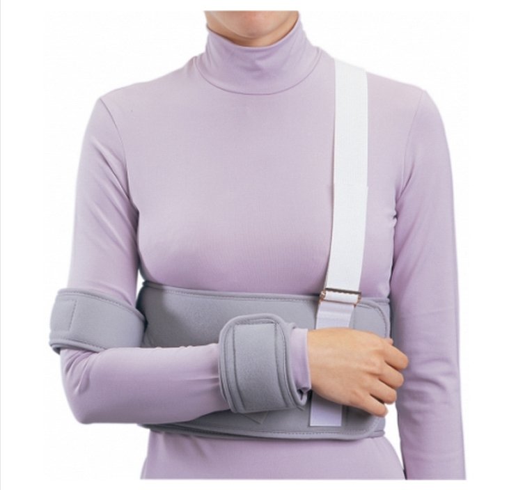 Shoulder / Arm Immobilizer PROCARE One Size Fits Most Fiber Laminate Contact Closure Left or Right Arm, Packaging Type- Each