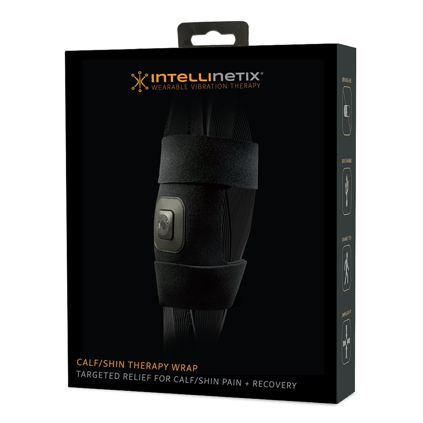 Vibration Therapy Wrap Intellinetix Calf / Shin One Size Fits Most, Packaging Type- Each