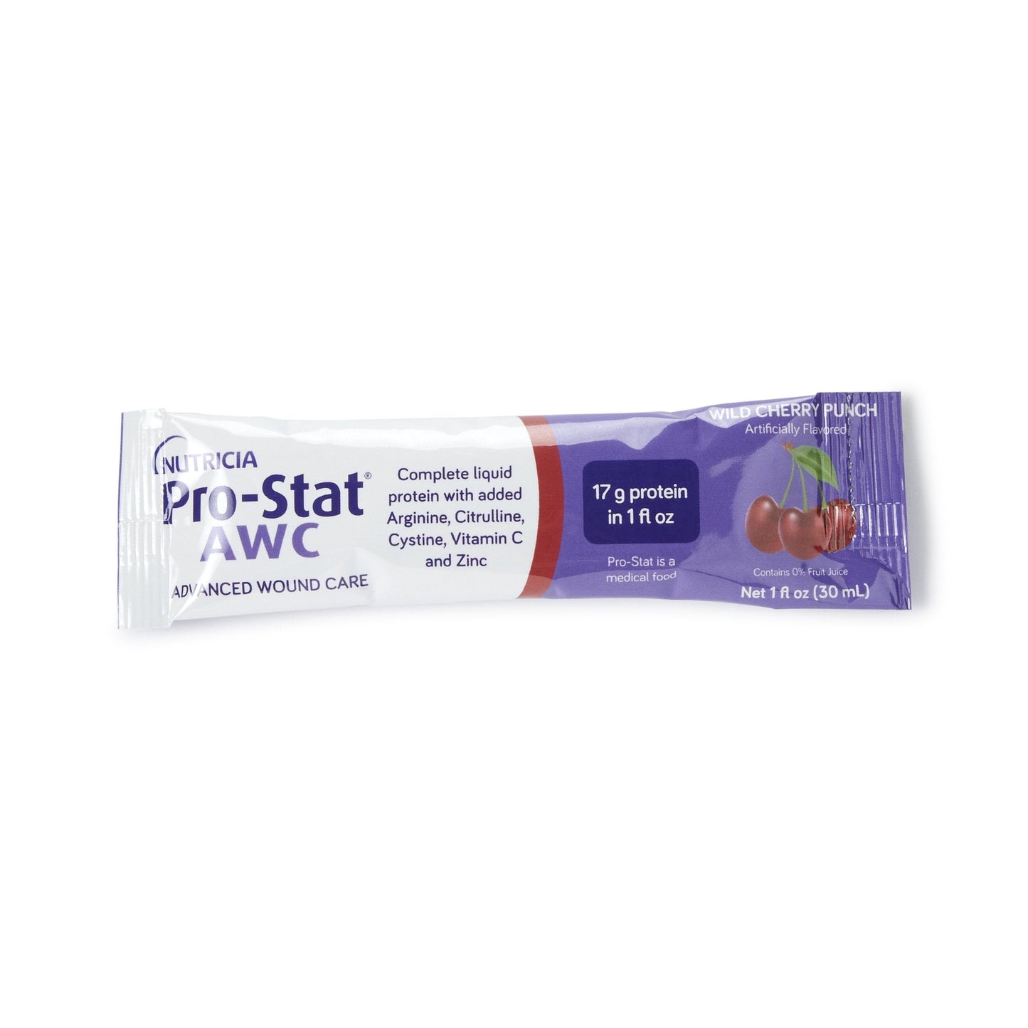 Oral Supplement Pro-Stat AWC Wild Cherry Punch Flavor Liquid 1 oz. Individual Packet, Packaging Type- Each