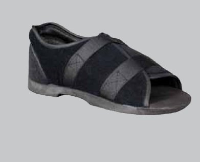 Post-Op Shoe Darco Softie Large Male Black, Packaging Type- Each