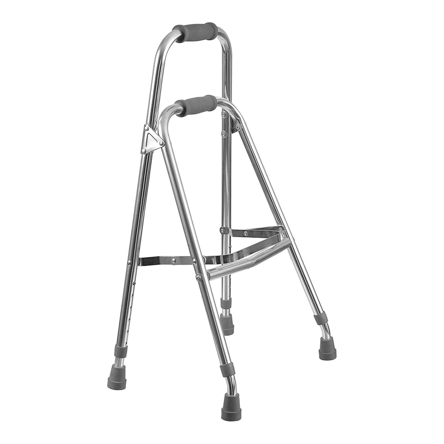 Side Step Folding Walker DMI Hemi Aluminum Frame 250 lbs, Weight Capacity 30 ro 35 Inch Height, Packaging Type- Each