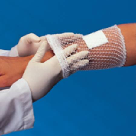 Elastic Net Retainer Dressing Surgilast Tubular Elastic 10 Yard Size 5 White Small Head / Shoulder / Thigh NonSterile, Packaging Type- Each