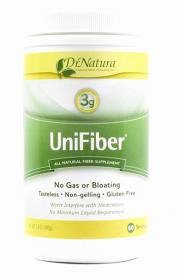 Fiber Supplement UniFiber Unflavored Powder 8.4 oz. 80% Strength Powdered Cellulose, Packaging Type- Each