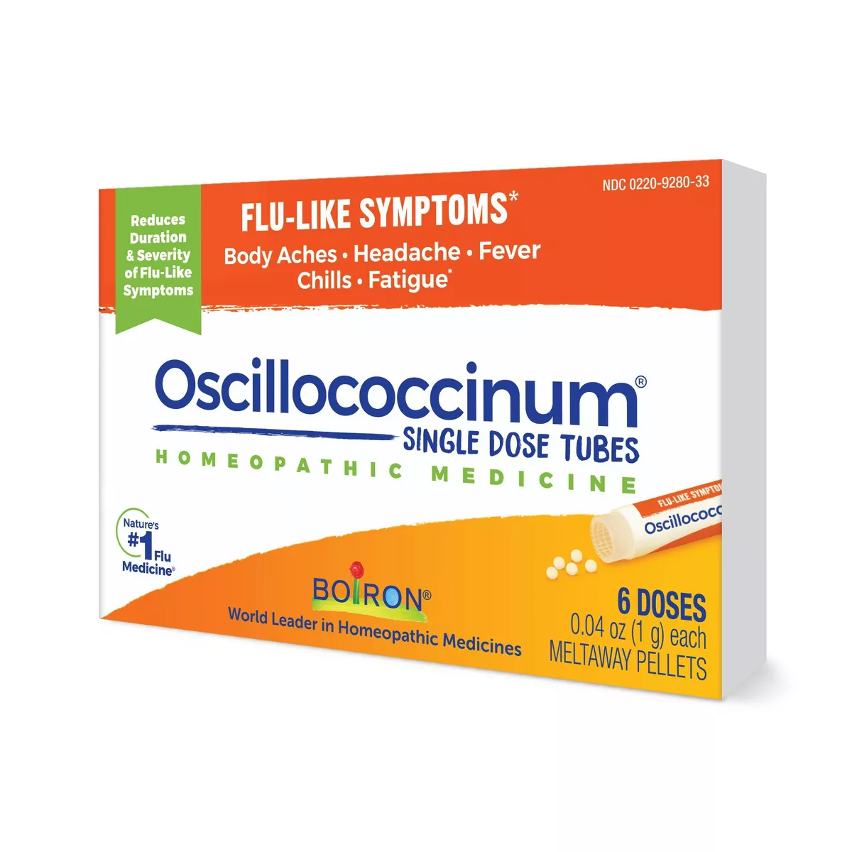Boiron Oscillococcinum Anas Barbariae Cold, Cough or Flu Dissolving Tablets - 6ct